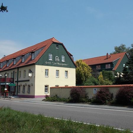 Gasthof Und Landhotel Zur Ausspanne Klipphausen Esterno foto